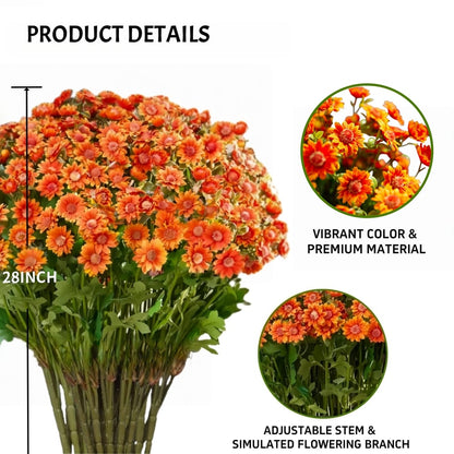 EverFall – Künstliche Herbst-Chrysantheme im Topf