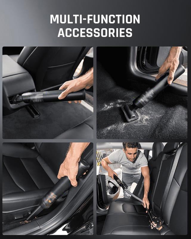 V8 Mate™ – Kabelloser Auto-Staubsauger mit starker Saugkraft und USB-C-Ladung