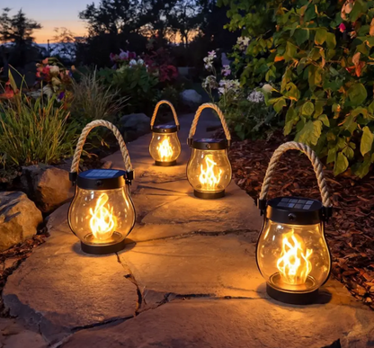 Luma – Flammeneffekt-Solarlaterne FlickSolar für die Beleuchtung im Außenbereich und Garten