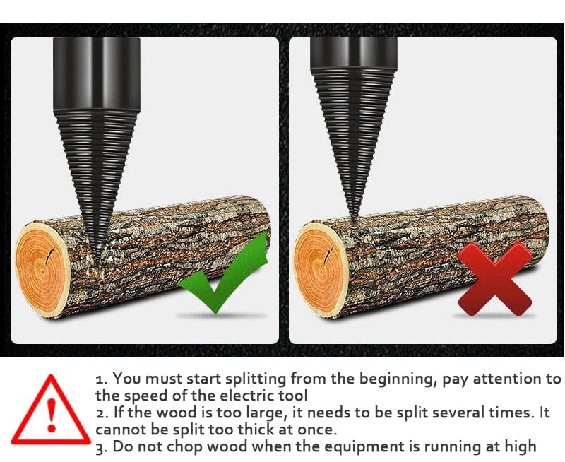 LeichtSpalt™ Langlebiger Präziser Holzspalter