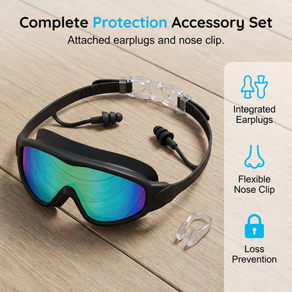 AquaVision Kids™ | Kinder-Schwimmbrille mit Ohrstöpseln