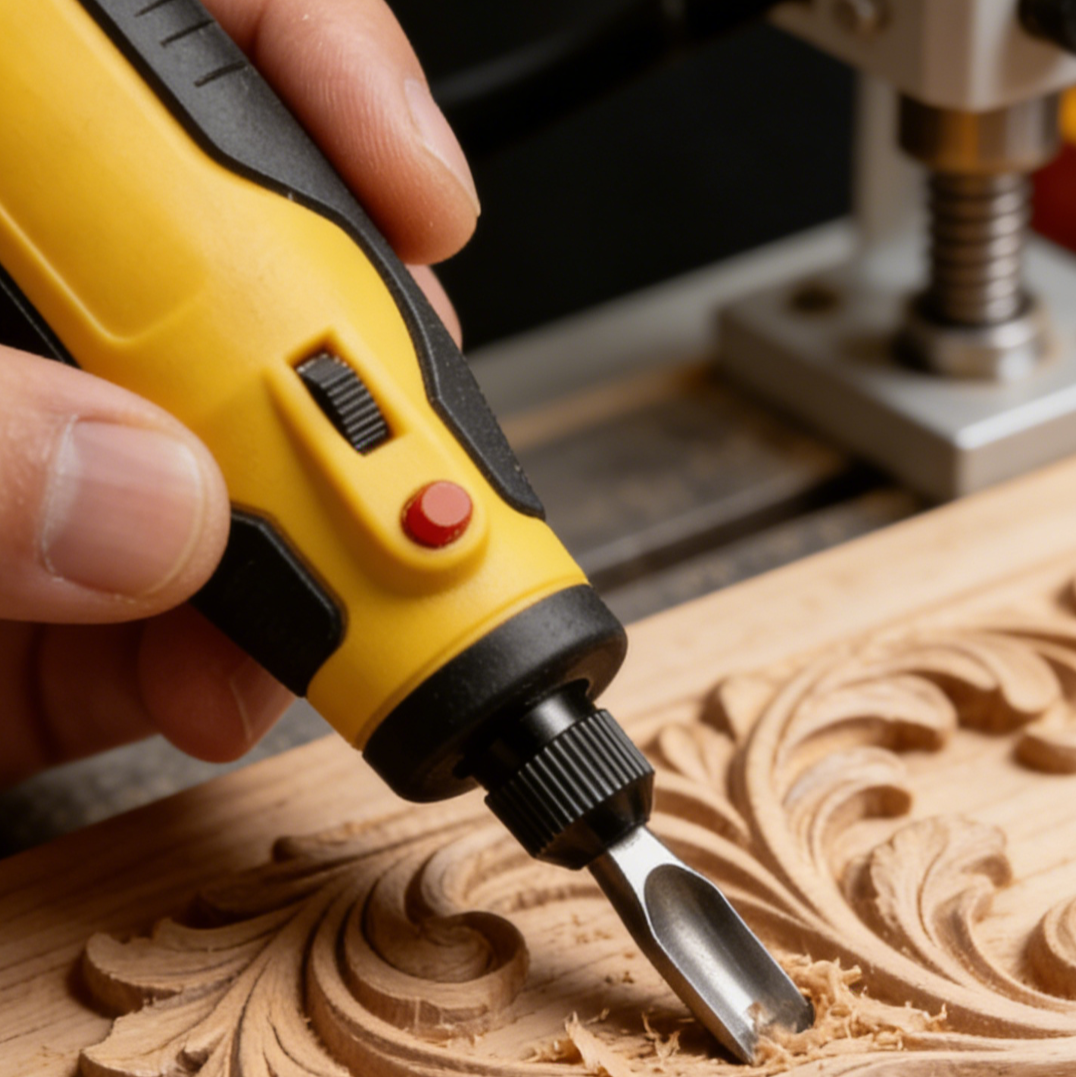 CarveMaster Pro™ | Mühelose Präzisionsschnitzerei überall und jederzeit