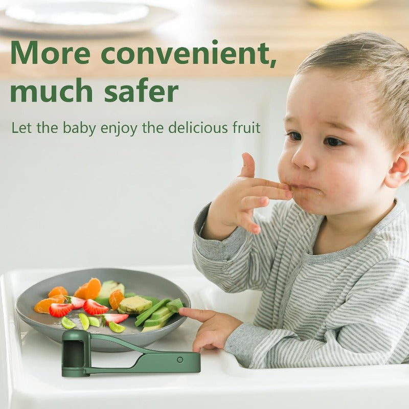 SnackSlice – Perfekt geschnittenes Obst für Kleinkinder, schnell und sauber