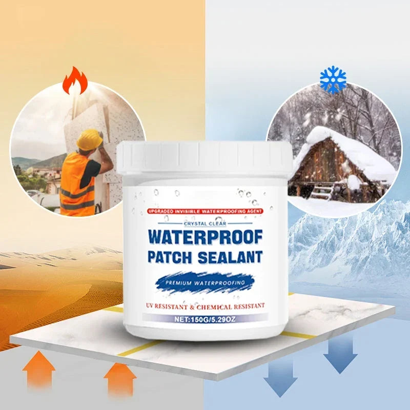 CrystalGuard™ | Transparentes Dichtmittel für Risse & Fugen