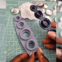 OneTouch Button-Maker-Set – DIY-Werkzeug für stoffbezogene Knöpfe
