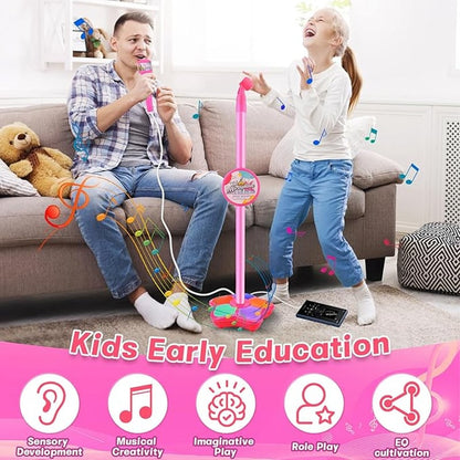 StarMic™ | Kinder Karaoke-Mikrofon mit verstellbarem Ständer