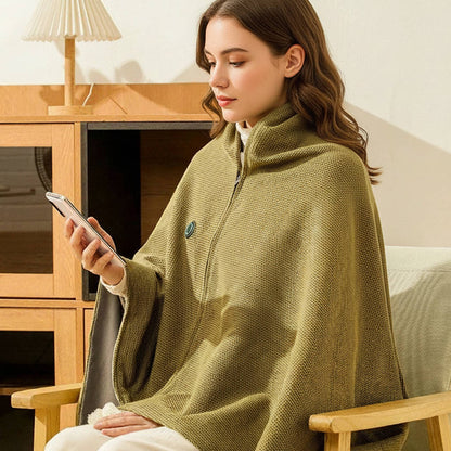 WarmWrap™ | Beheizbare Schulterdecke mit 8 Heizzonen und USB-C-Anschluss