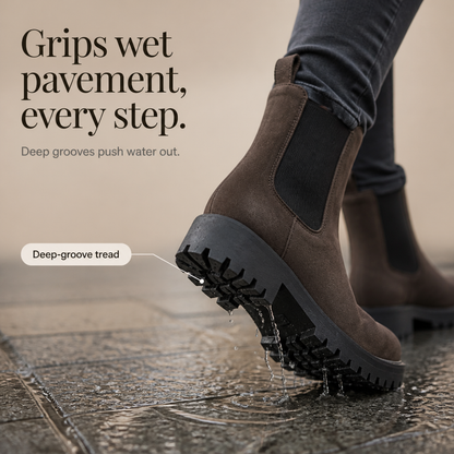 Traqora – Chelsea Boots mit weiter Passform und elastischen Einsätzen