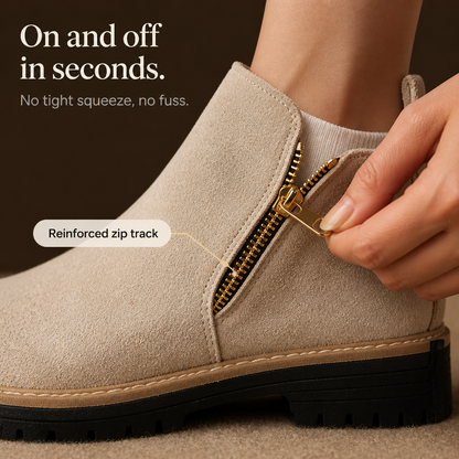 Stridewell – Stiefeletten mit eckigem Absatz und Reißverschluss