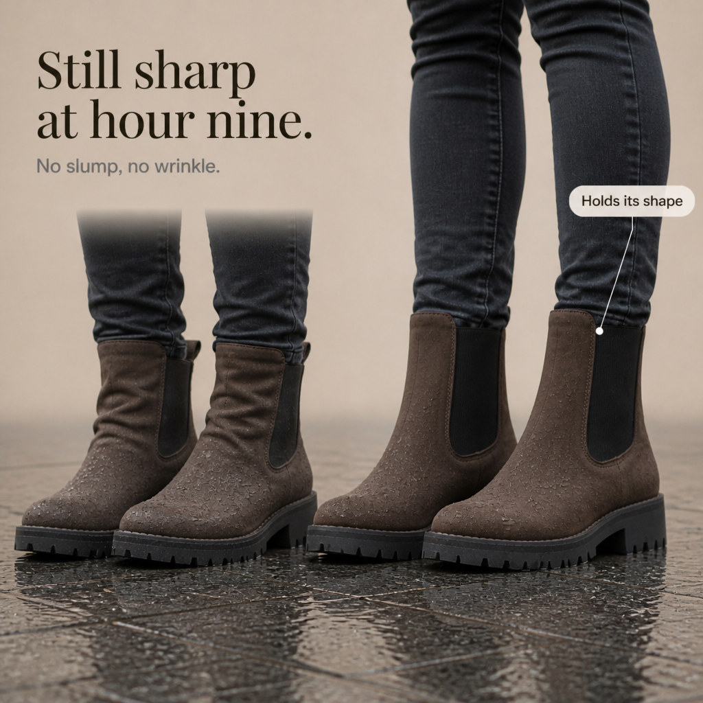 Traqora – Chelsea Boots mit weiter Passform und elastischen Einsätzen