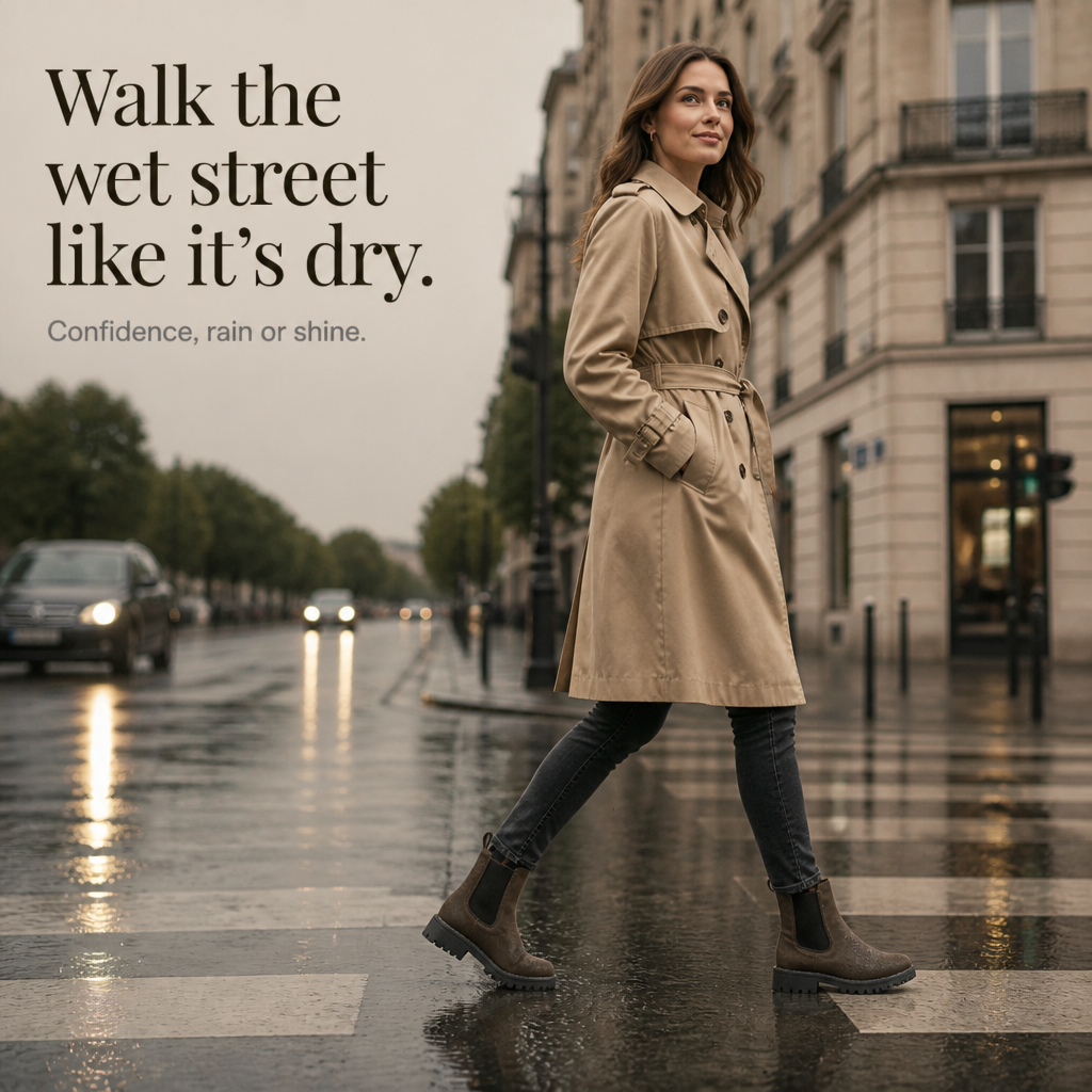 Traqora – Chelsea Boots mit weiter Passform und elastischen Einsätzen