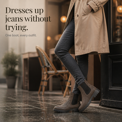 Traqora – Chelsea Boots mit weiter Passform und elastischen Einsätzen