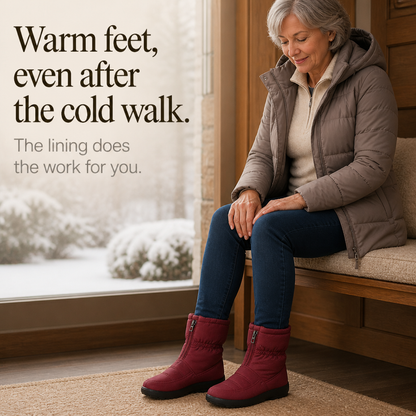 Frostbella – Rutschhemmende Winterstiefel mit warmem Innenfutter & Reißverschluss