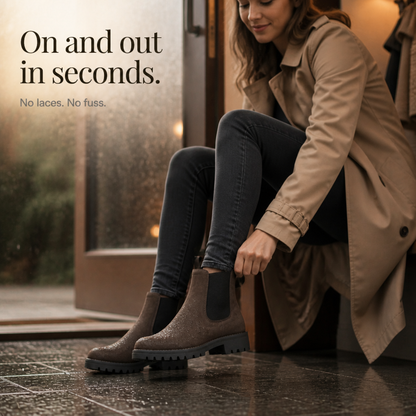 Traqora – Chelsea Boots mit weiter Passform und elastischen Einsätzen