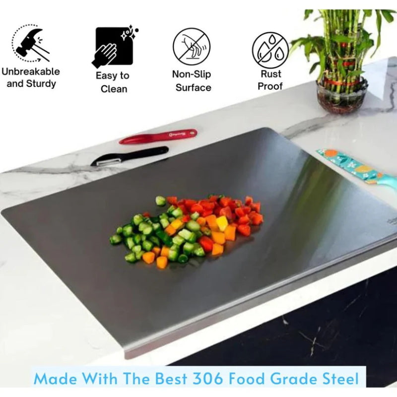 SteelRite — Stainless Cutting Board | 50% OFF
