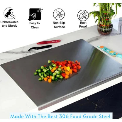 SteelRite — Stainless Cutting Board | 50% OFF
