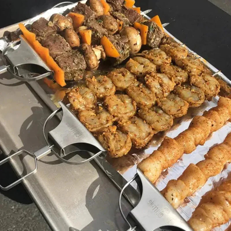 BlazeTrio Spieße — BBQ-Spieß-Set aus Edelstahl