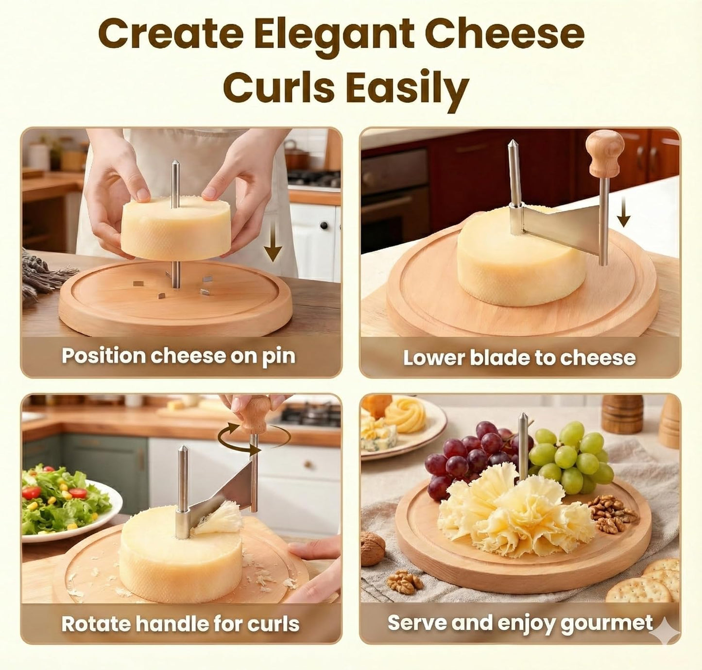 CheeseCraft – Einfach und zuverlässig schöne Käse-Rosetten herstellen