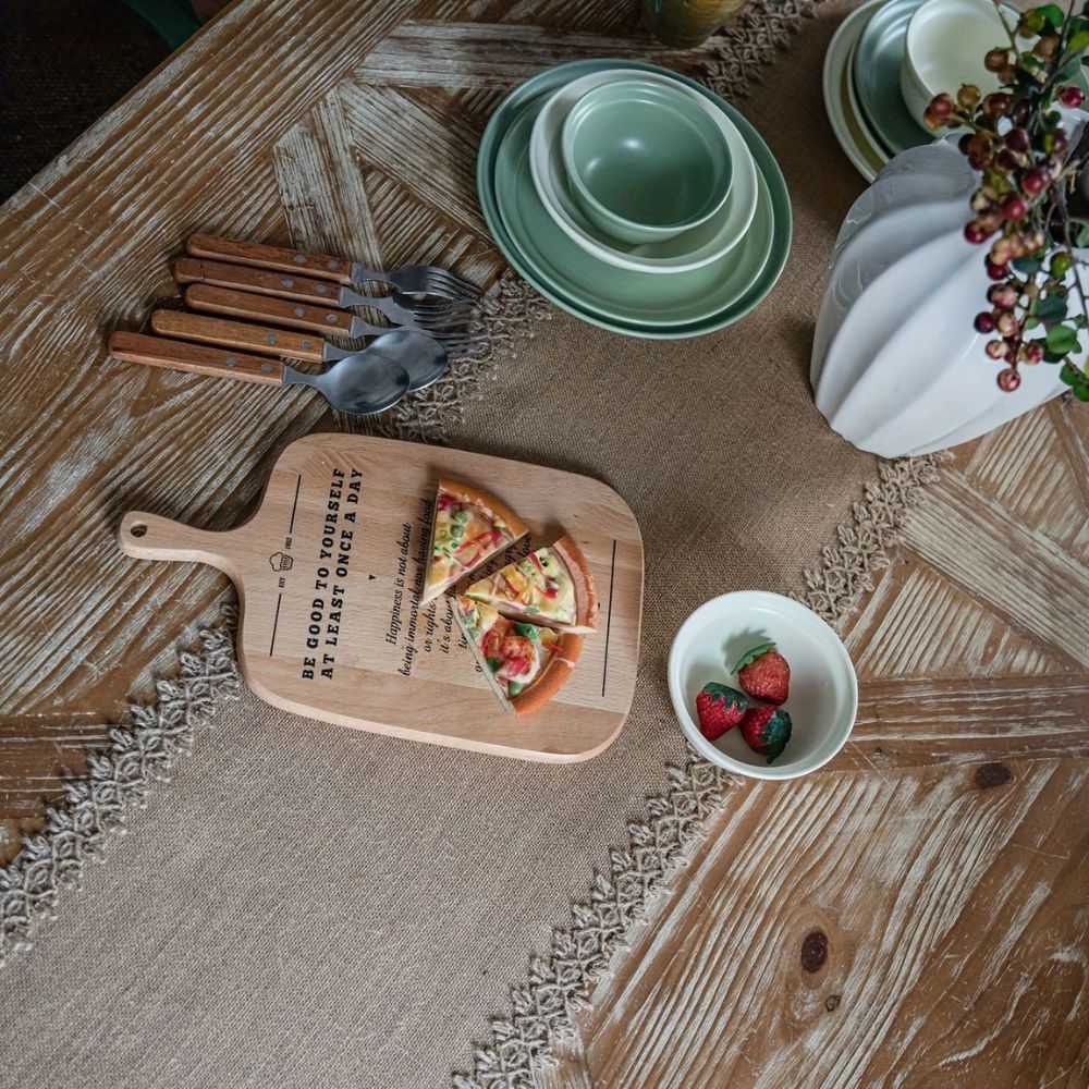 TerraLoom - Natürlicher Tischläufer aus Jute