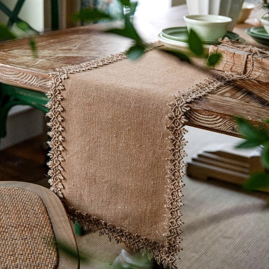 TerraLoom - Natürlicher Tischläufer aus Jute