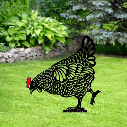 70% RABATT | HappyChicken - Hühner-Gartendekoration - Satz von 5 [Letzter Tag Rabatt]