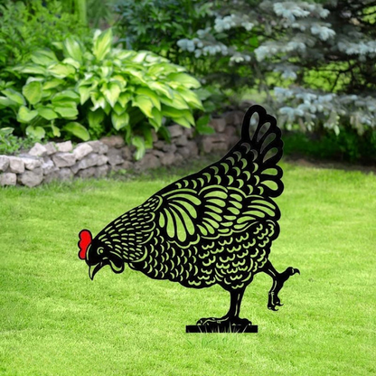 70% RABATT | HappyChicken - Hühner-Gartendekoration - Satz von 5 [Letzter Tag Rabatt]