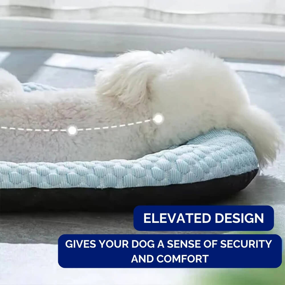 ChillPaws™ | Kühlendes Hundebett mit rutschfester Unterseite