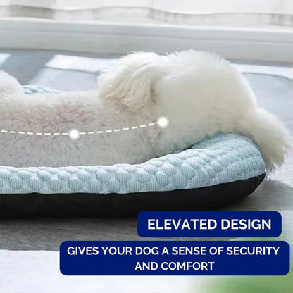 ChillPaws™ | Kühlendes Hundebett mit rutschfester Unterseite
