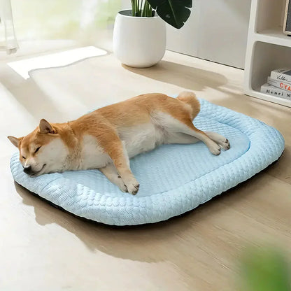 ChillPaws™ | Kühlendes Hundebett mit rutschfester Unterseite
