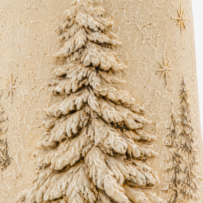 Hearthglow – Rustic Crackle-Finish Flameless LED Candle Set
