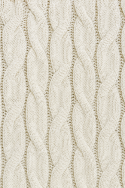Wearbella™ – Grob gestrickte Zopfstrick-Cardigan mit Kapuze