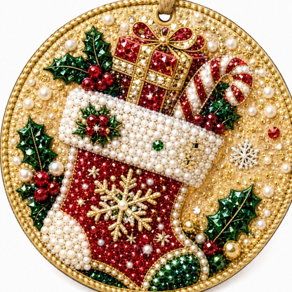Yulebright™ – DIY-Weihnachtsbaumschmuck für Kinder zum Selbermachen & Aufhängen, 6-teilig