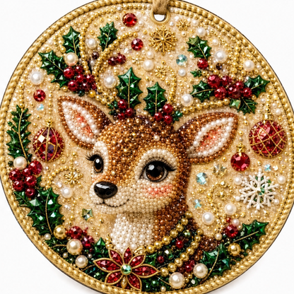 Yulebright™ – DIY-Weihnachtsbaumschmuck für Kinder zum Selbermachen & Aufhängen, 6-teilig