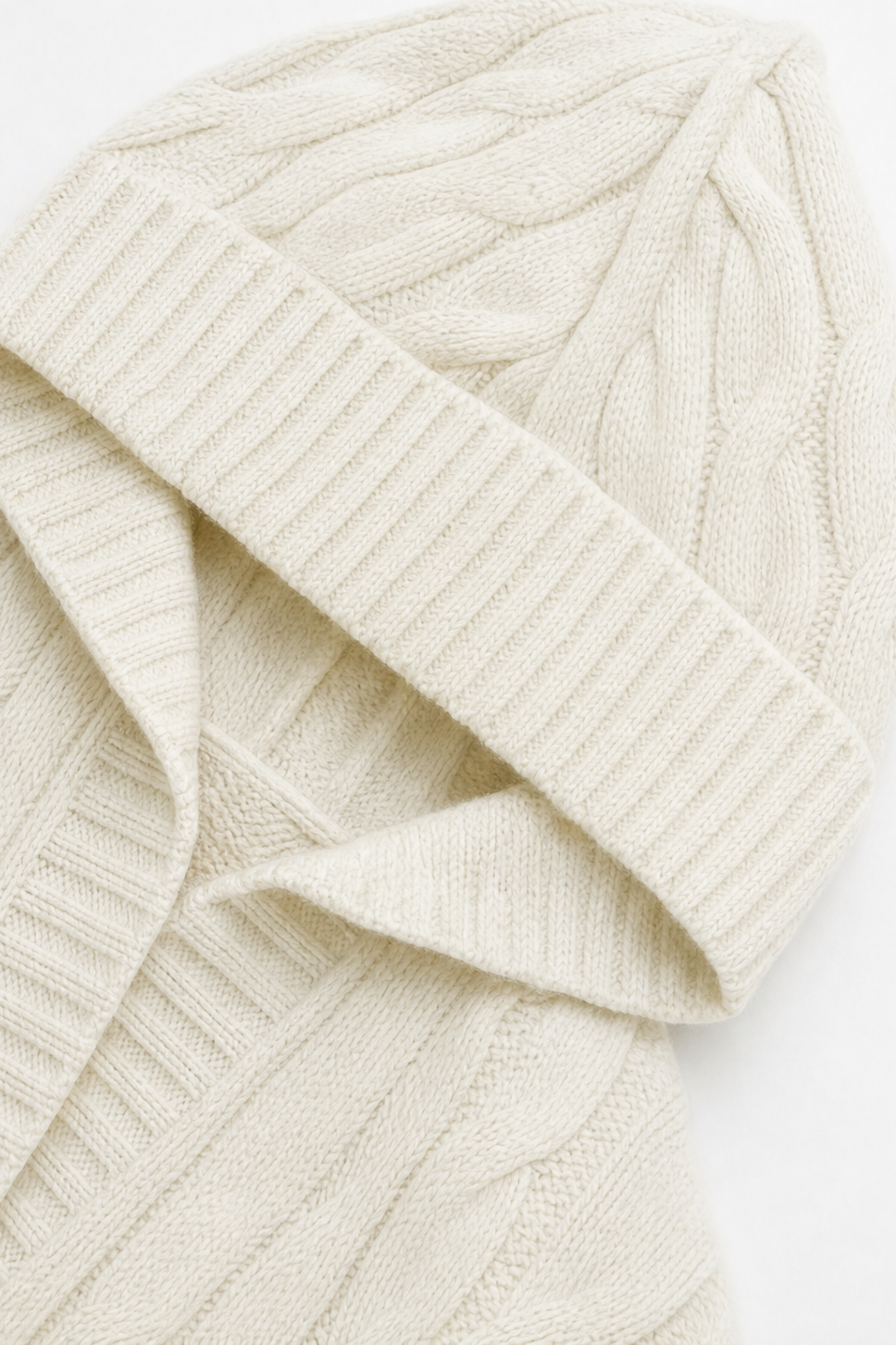 Wearbella™ – Grob gestrickte Zopfstrick-Cardigan mit Kapuze