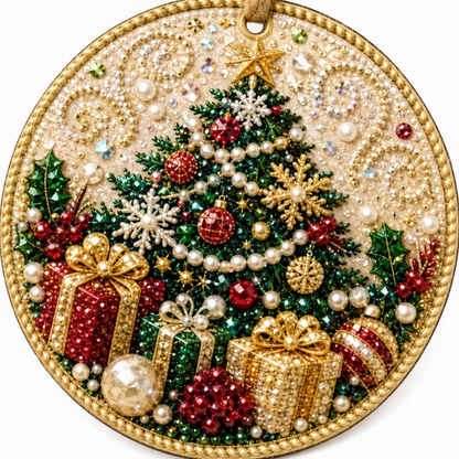 Yulebright™ – DIY-Weihnachtsbaumschmuck für Kinder zum Selbermachen & Aufhängen, 6-teilig