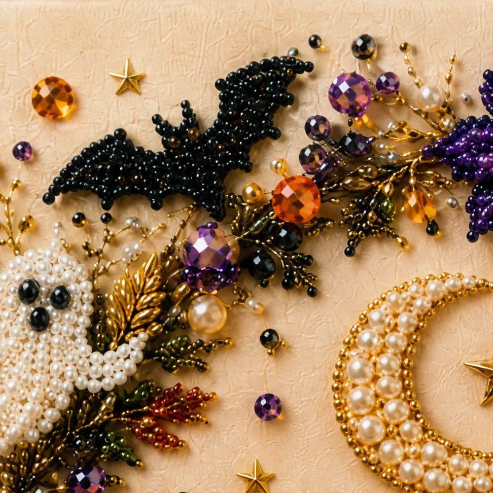Beadory™ – Halloween-Perlenkunst-Set für gemütliche DIY-Wanddekoration