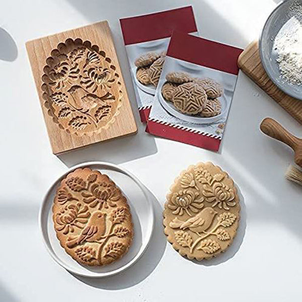 KitchenFizz™ - Ausstecher mit Holzmuster