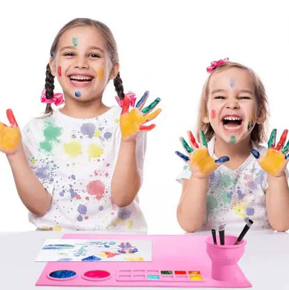 Halte deinen kreativen Raum sauber mit der SplatGuardia Anti-Schmiermatte – Ordentlich und praktisch für alle Bastelprojekte! | 50% RABATT
