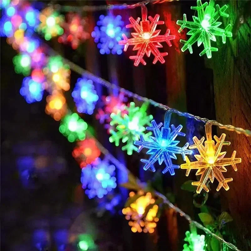 FrostGleam™ | Funkelnde Schneeflockenlichter für zauberhafte Winterabende