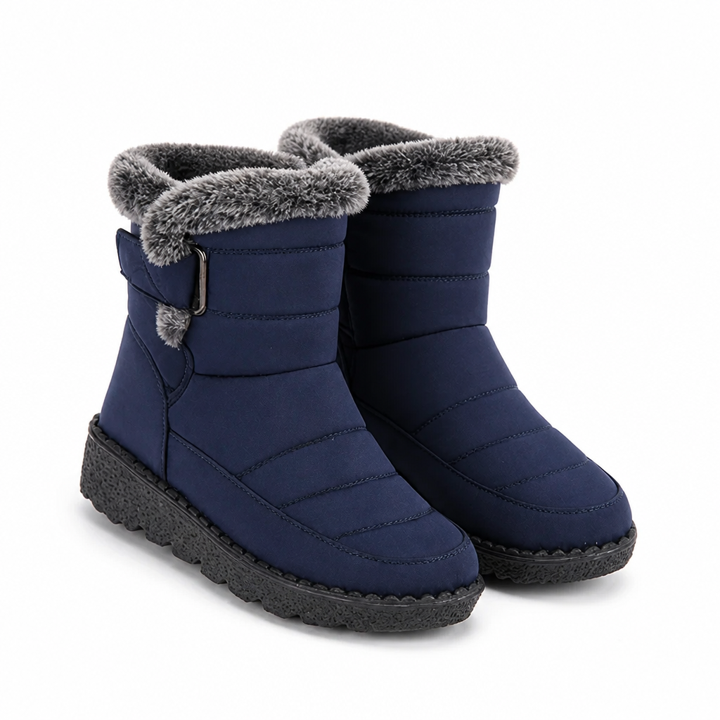 SnowComfort™ | Warme orthopädische Damen-Winterstiefel mit Plüschfutter und rutschfester Sohle