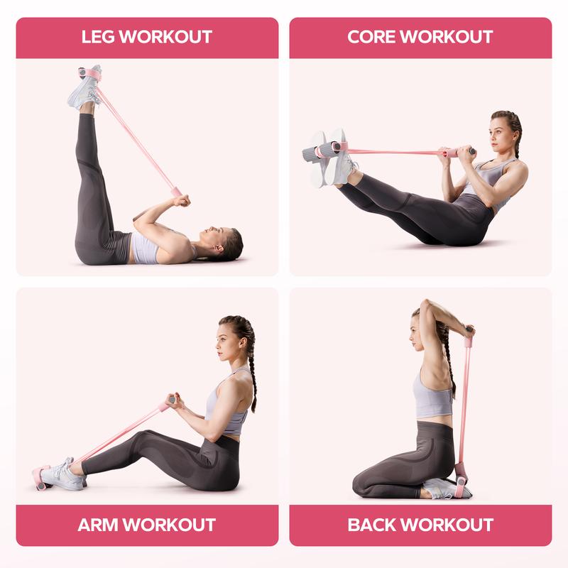 Pedal-Resistance-Band-Trainer für Home-Workout & Muskelstraffung