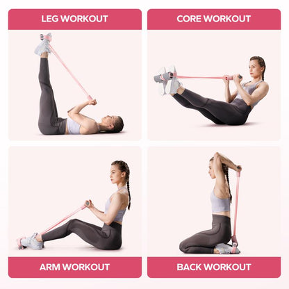 Pedal-Resistance-Band-Trainer für Home-Workout & Muskelstraffung