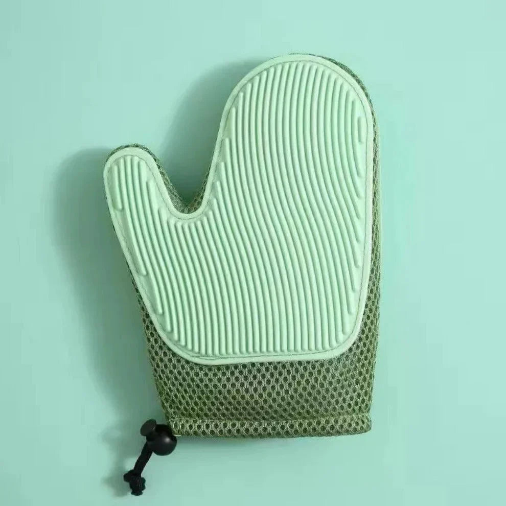 FurCare™ | Doppelseitiger Fellpflege-Handschuh mit Massagefunktion