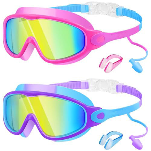 AquaVision Kids™ | Kinder-Schwimmbrille mit Ohrstöpseln