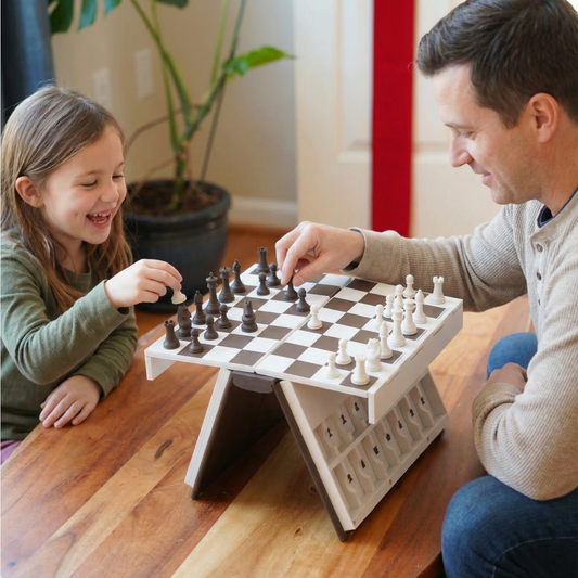 CHESS - Schach Buch Brettspiel im Buchformat für Zuhause & unterwegs