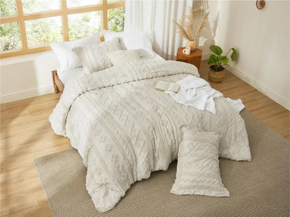 CozyNest™ | Weiches Boho-Bettdecken-Set mit Kissenbezügen | Letzter Tag Rabatt!