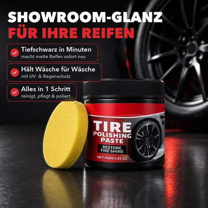 TireGloss™ | Reifenpflege mit Glanzeffekt 🚗 – Verleihe deinen Reifen wieder ein tiefschwarzes, gepflegtes Aussehen!