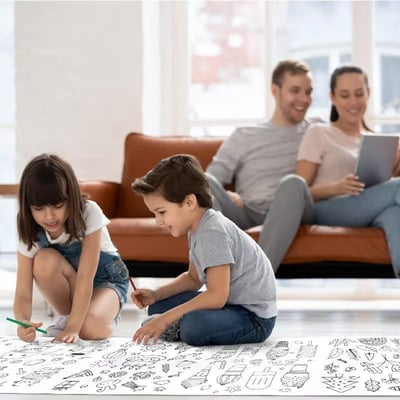 KreativKids - Förderung von Kreativität und Lernen durch Wandaufkleber-Malset | 1 + 1 GRATIS