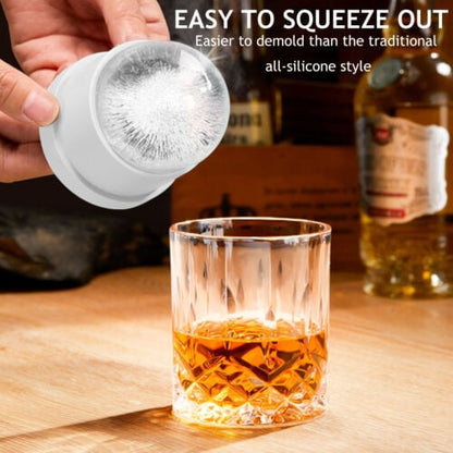 FrostVibe — Große Eis-Kugel-Form für Whiskey & Cocktails
