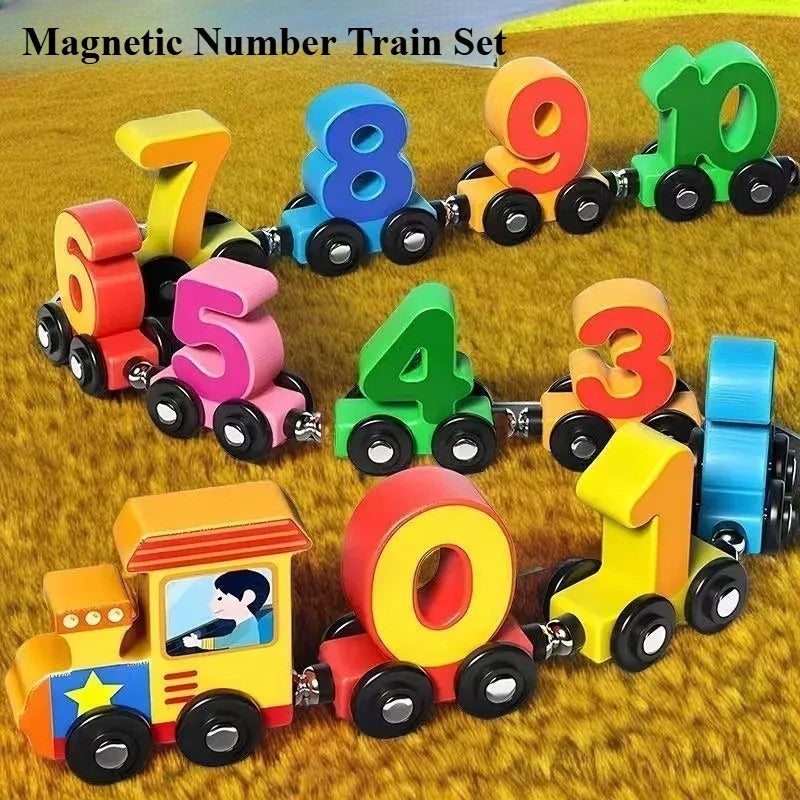 Easy-Build™ | Magnetische Zahlenbahn – Frühkindliche Mathematik spielerisch fördern